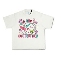 Pistachio you give me butterflies Urban Heavy Tee - MaliasSmallBusiness