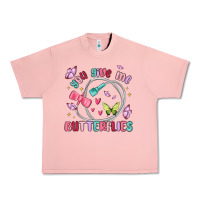 Salmon you give me butterflies Urban Heavy Tee - MaliasSmallBusiness