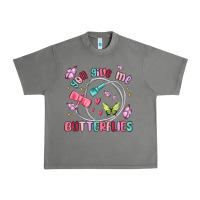 Tornado you give me butterflies Urban Heavy Tee - MaliasSmallBusiness