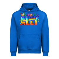 Cobalt Always An Ally Pride LGBTQ Urban Hoodie - BundleAndBundleShop