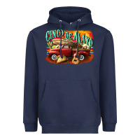 Navy cinco de mayo truck Heavyweight Hoodie - CowGirlArtShop