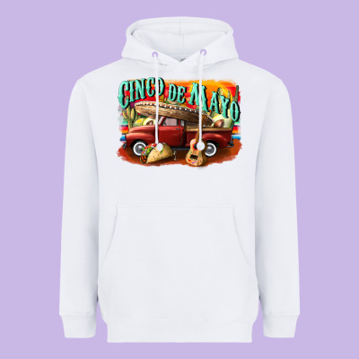 Cinco De Mayo Truck Heavyweight Hoodie Designed By Cowgirlartshop