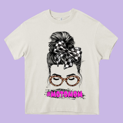 Motomom Heavy Core Tee Designed By Jahusdesignshop