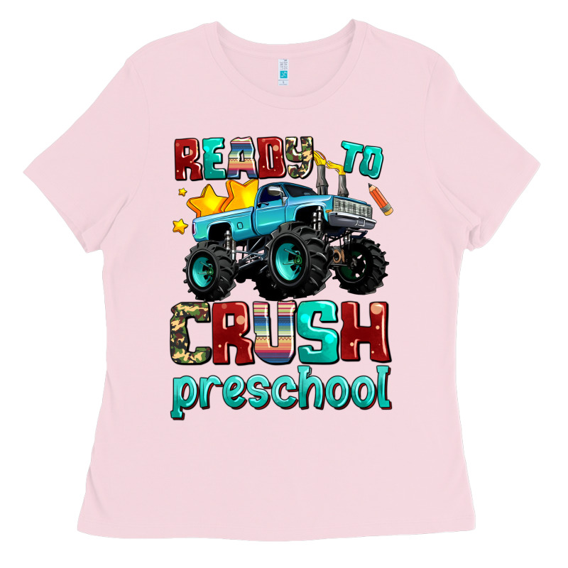 Ready To School Crush Preschool Ladies Tee by AdoDesignShop | Teevron