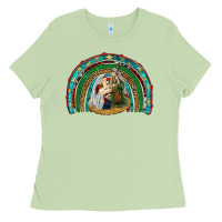 Matcha holy family rainbow Ladies Tee - RanaPortraitStore