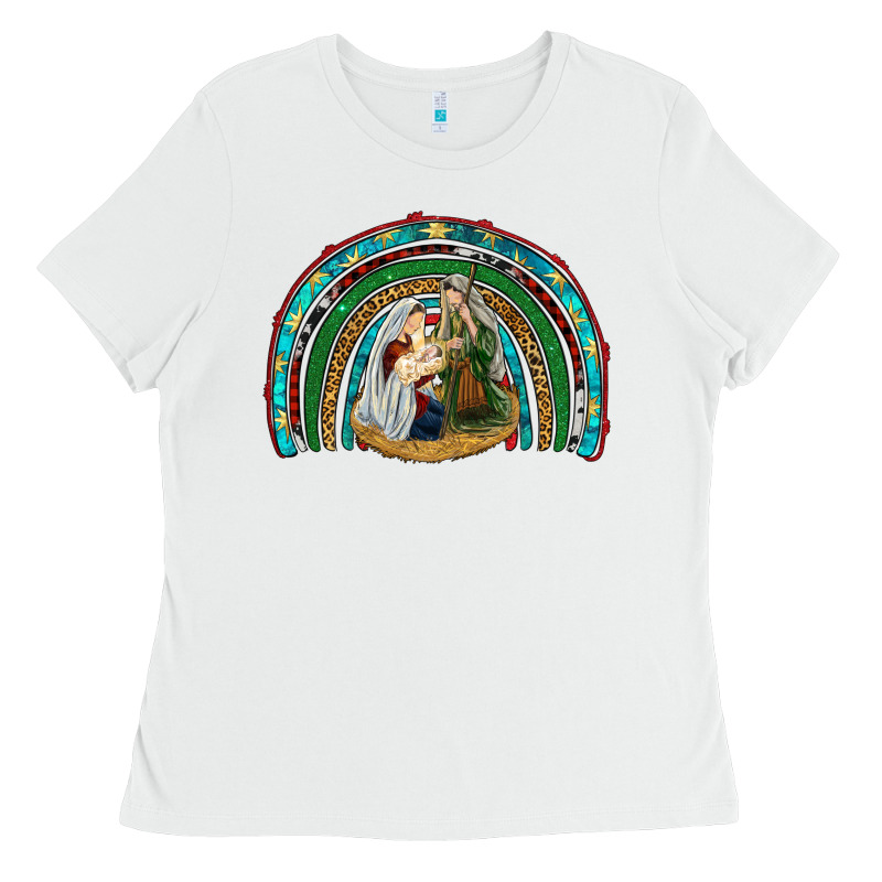 Holy Family Rainbow Ladies Tee by RanaPortraitStore | Teevron