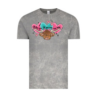 Cloud Rock western cow and heart Vintage Tee - MaliasSmallBusiness