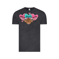 Vintage Black western cow and heart Vintage Tee - MaliasSmallBusiness