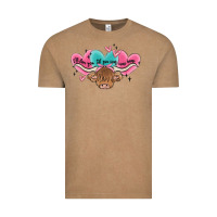 Vintage Coffee western cow and heart Vintage Tee - MaliasSmallBusiness