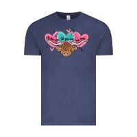 Vintage Denim western cow and heart Vintage Tee - MaliasSmallBusiness