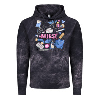 Cloud Black can't talk right now doing nurse stuff Vintage Hoodie - MaliasSmallBusiness