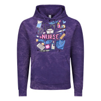 Cloud Purple can't talk right now doing nurse stuff Vintage Hoodie - MaliasSmallBusiness