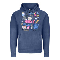 Vintage Denim can't talk right now doing nurse stuff Vintage Hoodie - MaliasSmallBusiness