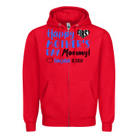 Red happy first mother's day mommy! logan 2020 Zipper Hoodie - Bettercallsaul