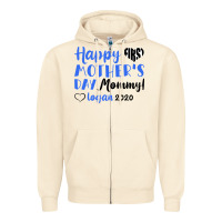 Sandshell happy first mother's day mommy! logan 2020 Zipper Hoodie - Bettercallsaul