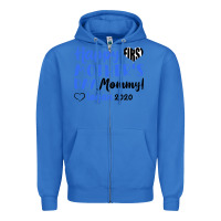 True Royal happy first mother's day mommy! logan 2020 Zipper Hoodie - Bettercallsaul