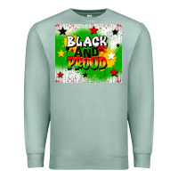 Seafoam black and proud Premium Sweatshirt - CowGirlArtShop