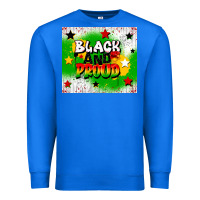 True Royal black and proud Premium Sweatshirt - CowGirlArtShop