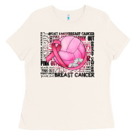 Bone breast cancer volleyball Ladies Tee - JahusDesignShop
