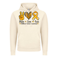 Vintage Artic peace love cure childhood cancer Vintage Hoodie - Jasminsmagicworld