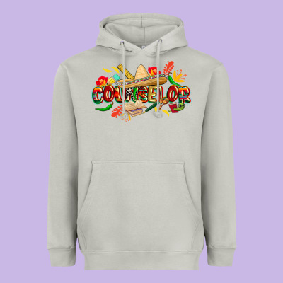 Cinco De Mayo Counselor Heavyweight Hoodie Designed By Cowgirlartshop