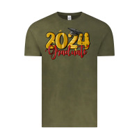 Vintage Olive 2024 graduate Vintage Tee - MaliasSmallBusiness