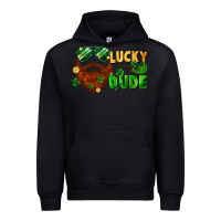 Black lucky dude saint patrick's bearded man Urban Hoodie - FaDigitalArtStudio