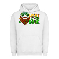 Pigment Lunar Rock lucky dude saint patrick's bearded man Urban Hoodie - FaDigitalArtStudio