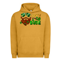 Pigment Peanut Butter lucky dude saint patrick's bearded man Urban Hoodie - FaDigitalArtStudio