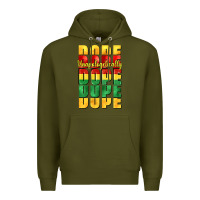 Army Green unapologetically dope cowgirl Premium Hoodie - CowGirlArtShop