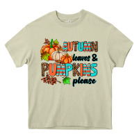 Mossy autumn leaves pumpkin please Heavy Core Tee - AdoDesignShop