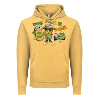 Vintage Mustard deink drank drunk st. patrick's day Vintage Hoodie - MaliasSmallBusiness
