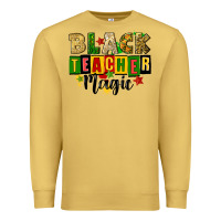 Antique Gold black teacher magic juneteenth Premium Sweatshirt - CowGirlArtShop
