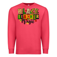 Cardinal black teacher magic juneteenth Premium Sweatshirt - CowGirlArtShop