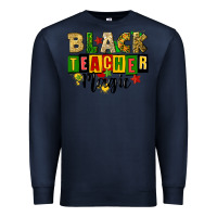 Navy black teacher magic juneteenth Premium Sweatshirt - CowGirlArtShop