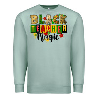 Seafoam black teacher magic juneteenth Premium Sweatshirt - CowGirlArtShop