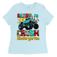 Baby Blue ready to school crush kindergarten Ladies Tee - AdoDesignShop