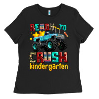 Black ready to school crush kindergarten Ladies Tee - AdoDesignShop