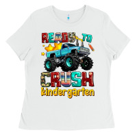 White ready to school crush kindergarten Ladies Tee - AdoDesignShop