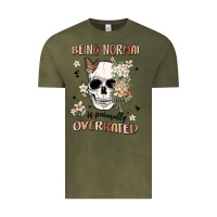 Vintage Olive being normal is painfully overrated Vintage Tee - MaliasSmallBusiness