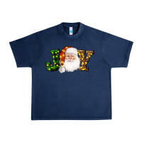Navy Christmas santa clause joy Urban Heavy Tee - AdoDesignShop