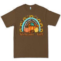 Cacao Welcome Fall Rainbow Premium Tee - Artiststas