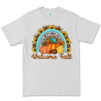 Dove Grey Welcome Fall Rainbow Premium Tee - Artiststas