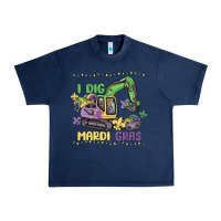 Navy i dig mardi gras Urban Heavy Tee - MaliasSmallBusiness