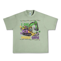 Oil Green i dig mardi gras Urban Heavy Tee - MaliasSmallBusiness