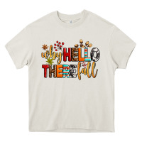 Cream why hello there fall Heavy Core Tee - AdoDesignShop