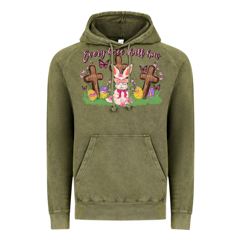 Every Knee Shall Bow Vintage Hoodie by MaliasSmallBusiness | Teevron
