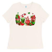 Bone watermelon coffee cups Ladies Tee - AdoDesignShop