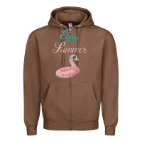 Chestnut Enjoy Summer Zipper Hoodie - Bettercallsaul