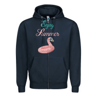 Navy Enjoy Summer Zipper Hoodie - Bettercallsaul